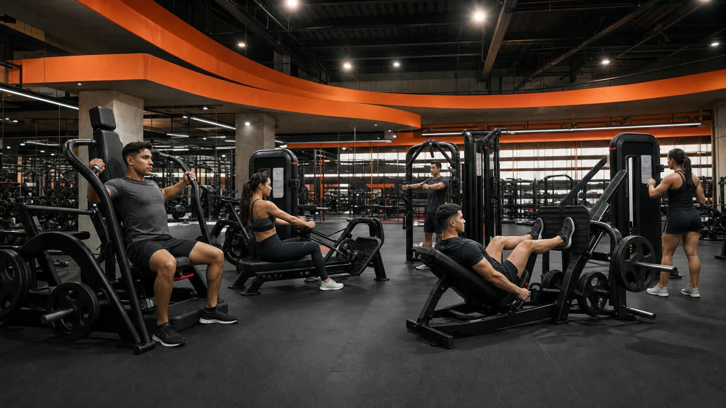 Visual de campaña de Empire Fitness Galerías Serdán