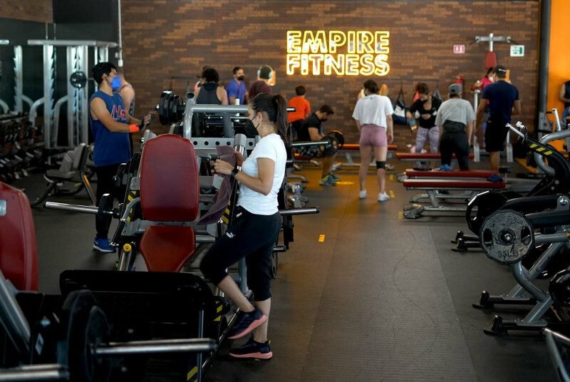 Vista atribuida por un directorio público a Empire Fitness Lomas de Angelópolis; no representa el producto ni acredita el estado actual de la sede