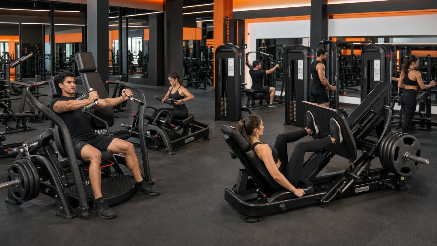Visual de campaña de la apertura Empire Fitness Zavaleta