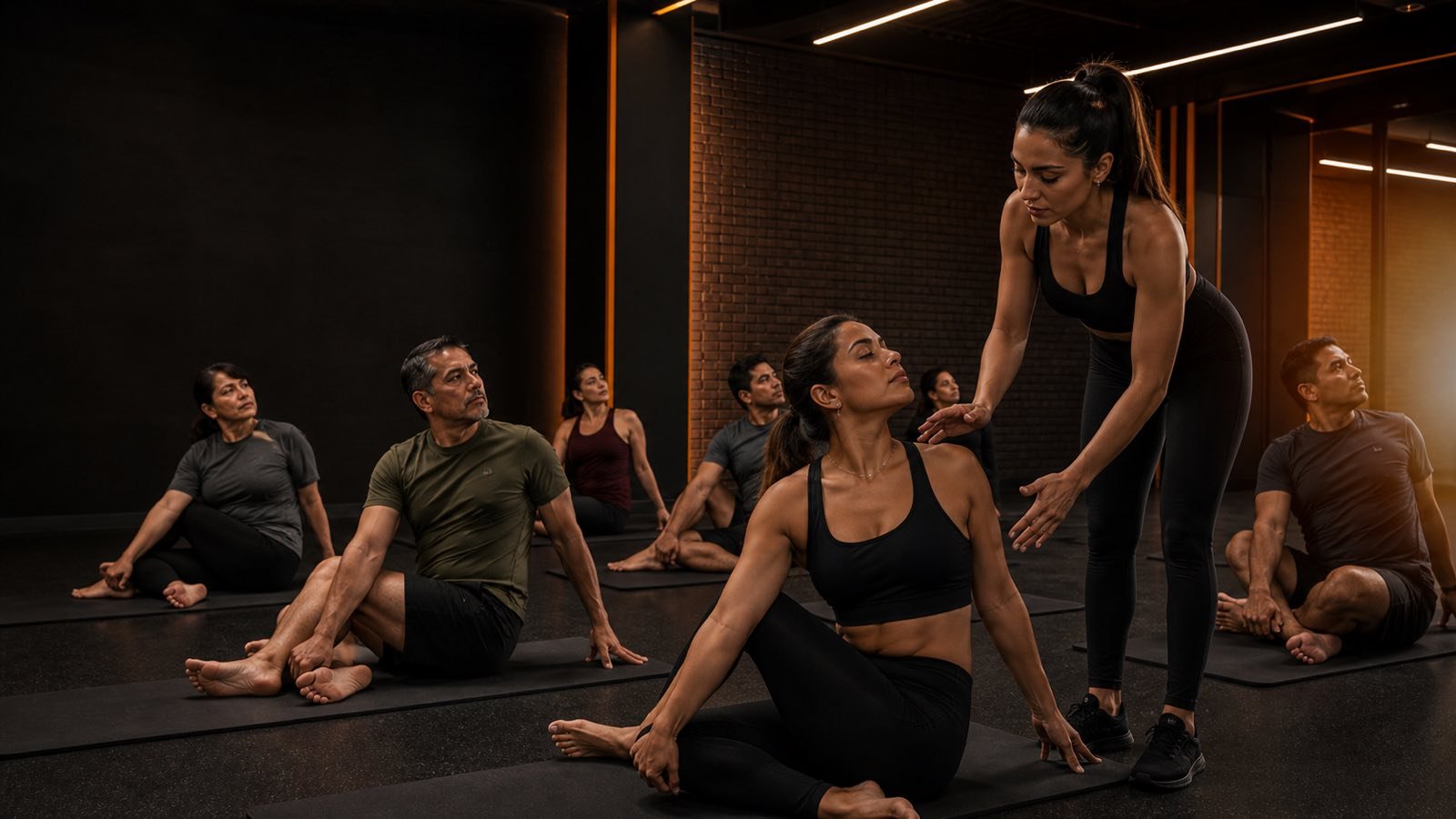 Visual de campaña Empire Fitness sobre experiencia de entrenamiento para Tlaxcala; no documenta el inventario ni las clases exactas de esta sede