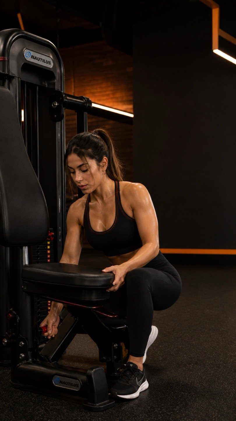 Sentadilla en Smith en un entorno visual Empire Fitness