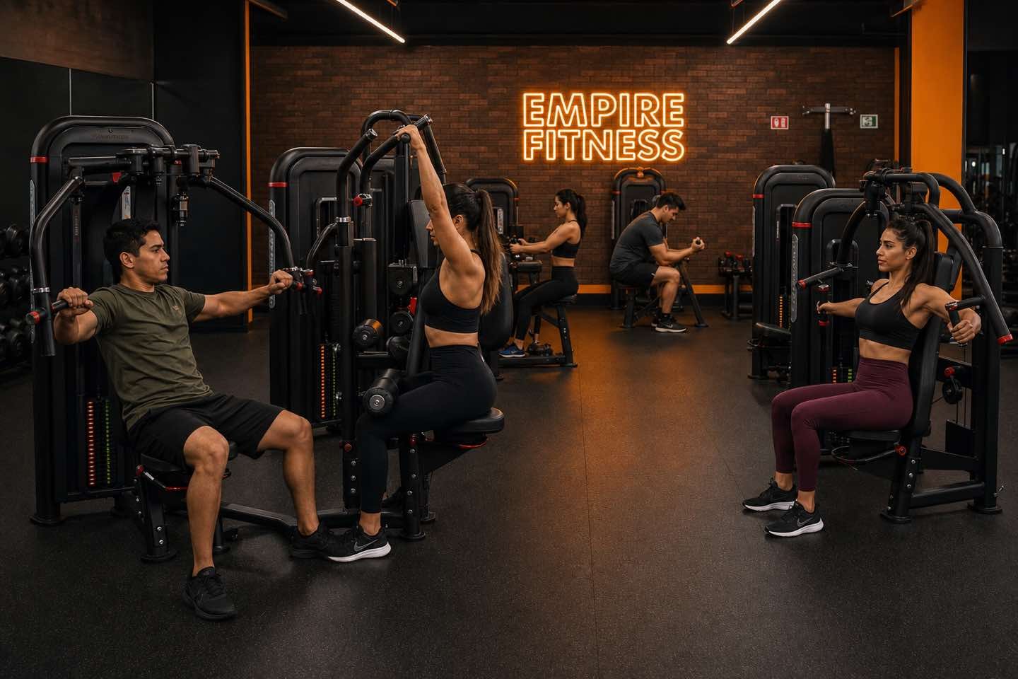 Visual de campaña Empire Fitness sobre experiencia de entrenamiento para Fortuna CDMX; no documenta el inventario ni las clases exactas de esta sede