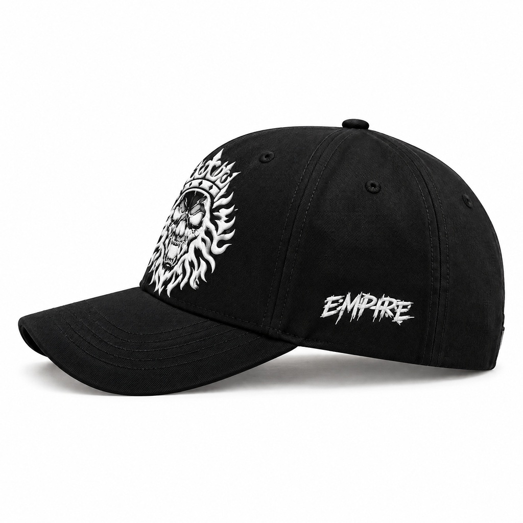 Gorra León Calavera · negra · 03_lateral